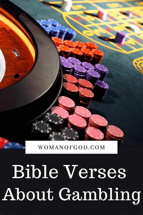 Discover Bible Verses about Gambling .